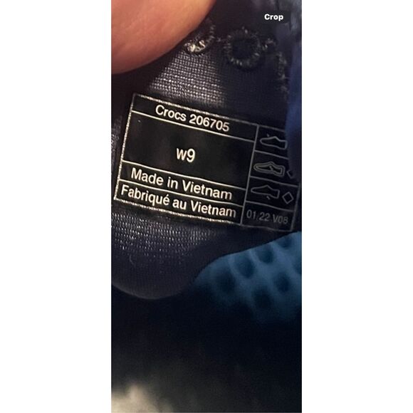 Crocs Womens Blue Lace Up LiteRide 360 Pacer 206705 Sneaker Casual Shoes Size 9W - Picture 4 of 8